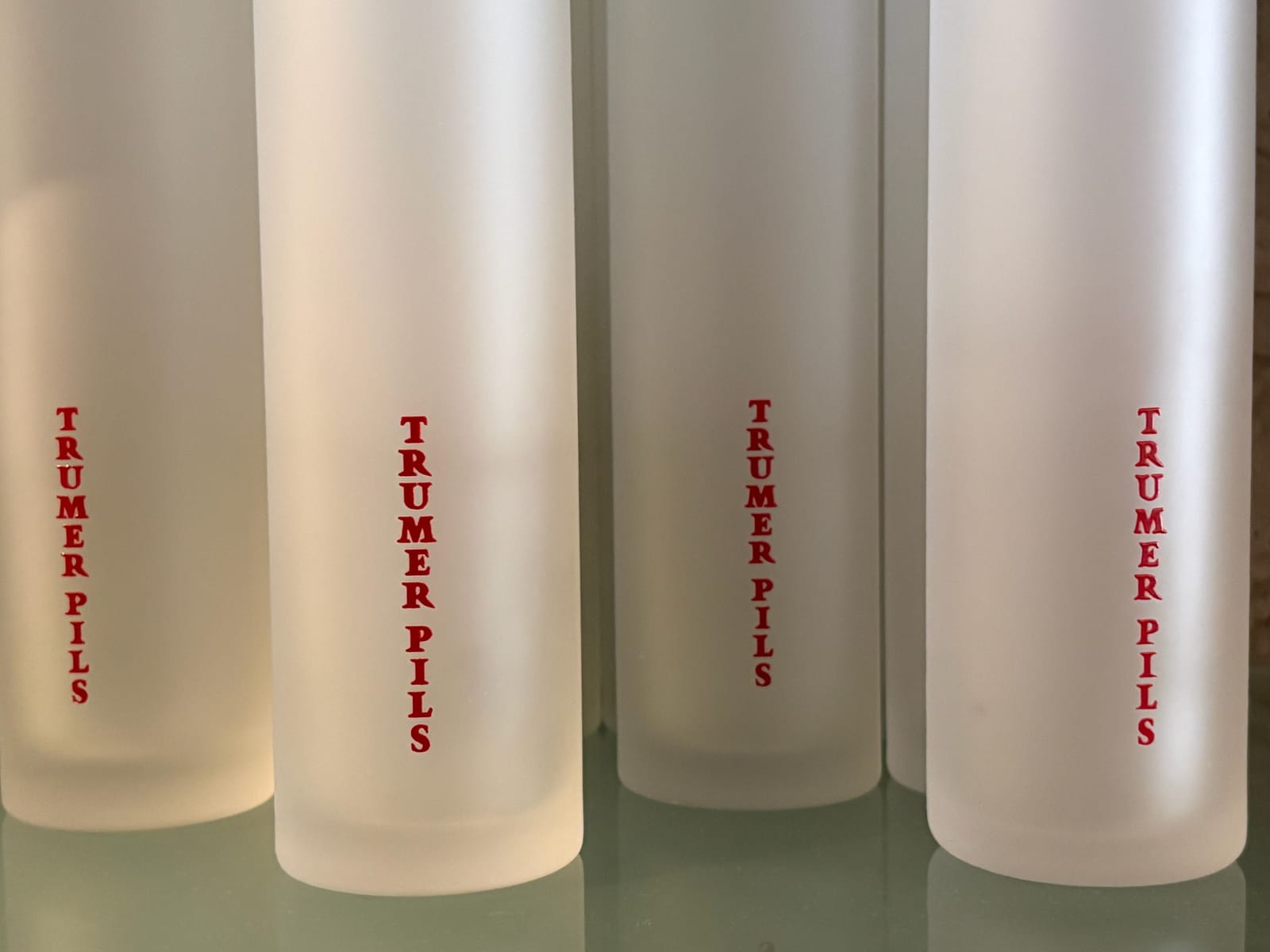 Trumer-Pils-Windlichter/Gläser, Detailaufnahme – MONTAFONLodge